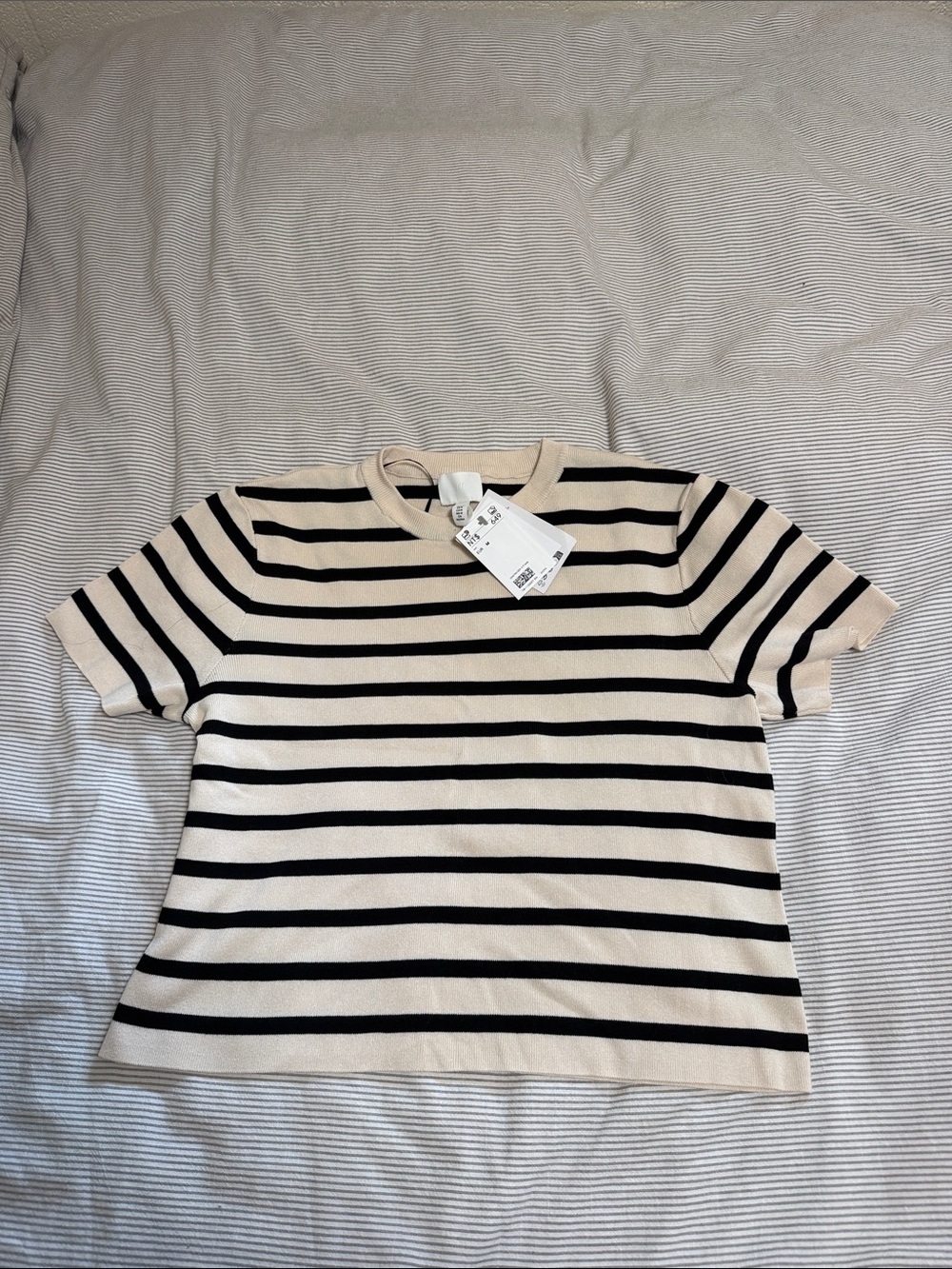 H&M Viscose Striped Knitted T Medium